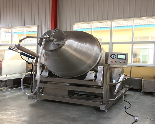 液壓臥式傾斜滾揉機(圖1) 液壓臥式傾斜滾揉機(圖1)