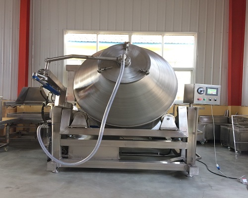 全自動(dòng)真空滾揉機(jī)液壓升降(圖3)