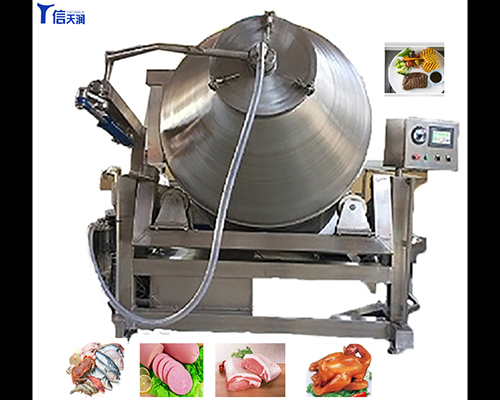 老客戶又合作定制液壓升降真空滾揉機2臺(圖1)