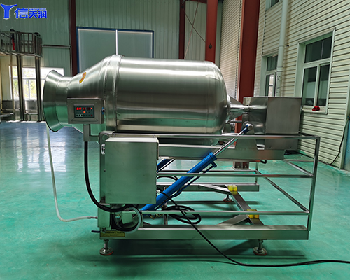 牛羊雞排豬肉類快速腌制機大型商用4000型液壓升降真空滾揉機(圖1)